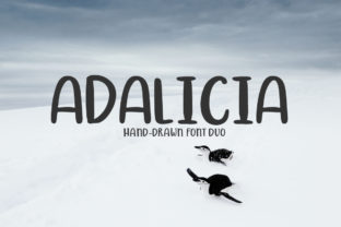 Adalicia Font: Elegant Handwritten Style for Crafters