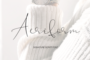 Aeriform Font: Elevating Editorial Design with Elegant Script