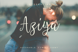Aziya Font: Elegant Script for Digital Branding