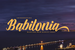 Babilonia Font: A Vintage Script for Brand Identity