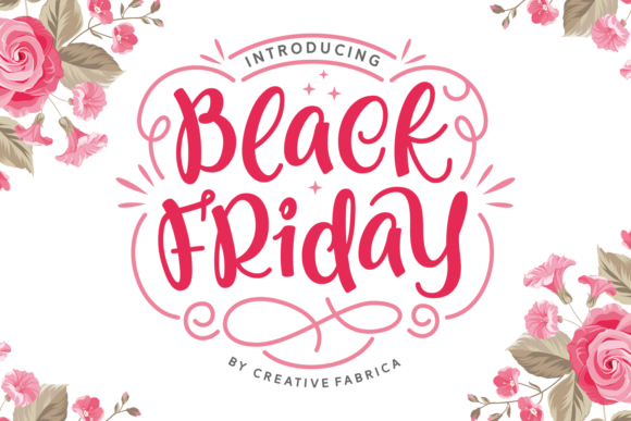 Black Friday Font: A Handwritten Typeface for Branding