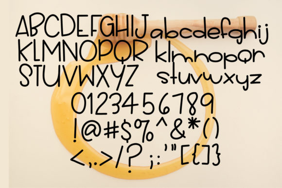 Bumbly Font: A Playful Handwritten Typeface for Crafters