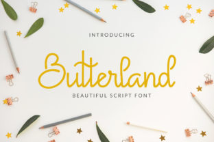 Butterland Font: Elevating Campaign Visuals with Elegant Script