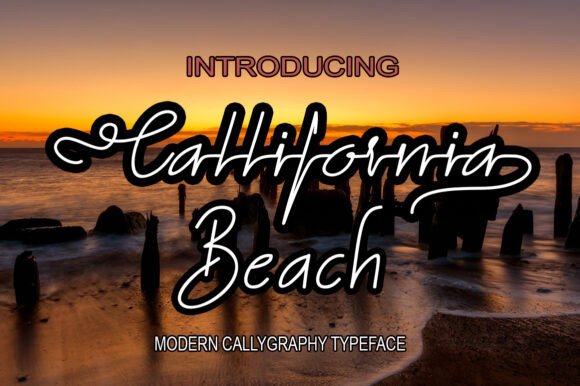 California Beach Duo Font for Modern Editorial Design