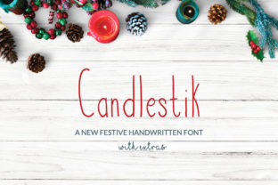 Candlestik Font Review: Festive Handwritten Type for Business