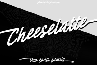 Cheese Latte Font: Bold Editorial Typography