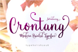 Crontang: A Designer’s Take on This Script Font