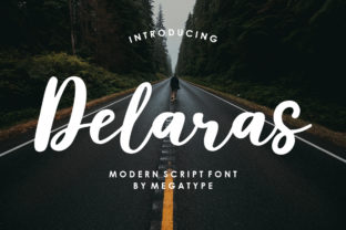 Delaras Font: Adding Brush Texture to Editorial Layouts