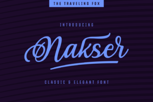 Nakser Font: Elevating Campaign Visuals with Swirly Script