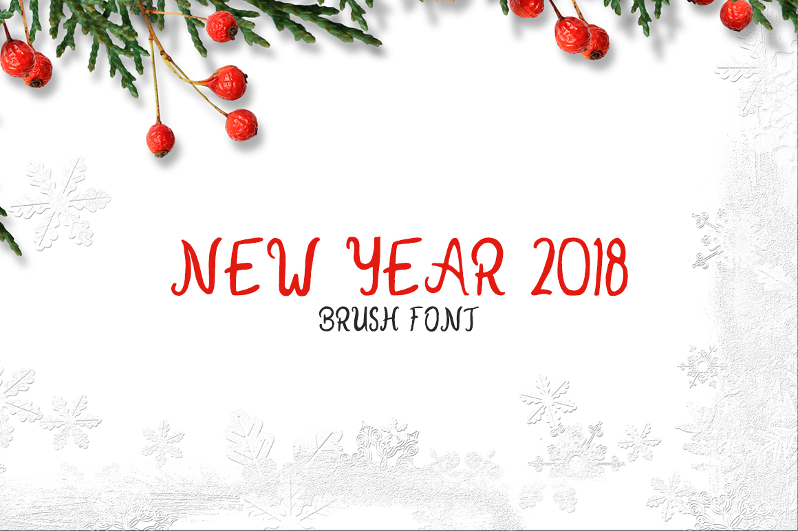 New Year 2018 Font: Adding Handwritten Warmth to Editorial Design