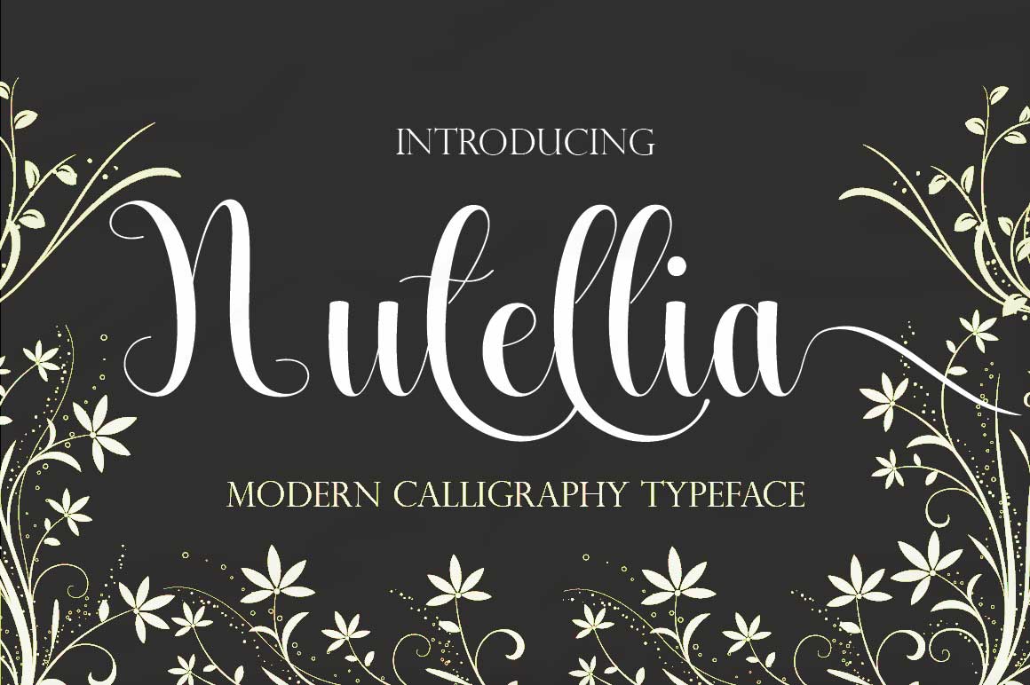 Nutellia: A Designer’s Take on This Free Display Font