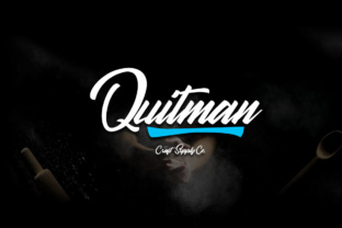 Quitman Font: A Stylish Brush Script for Crafters