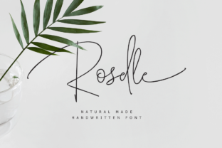 Roselle Font Review: Elegant Handwritten Script for Branding