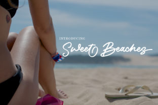 Sweet Beaches Font: Elevating Luxury Campaign Visuals