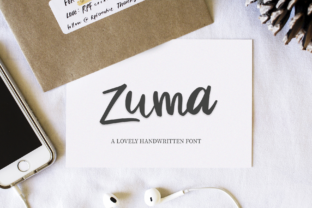 Zuma Font: A Natural Handwritten Typeface for Editorial Design